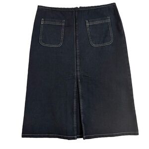 CO-OP Barneys NY Black Denim Skirt (vintage Y2K)